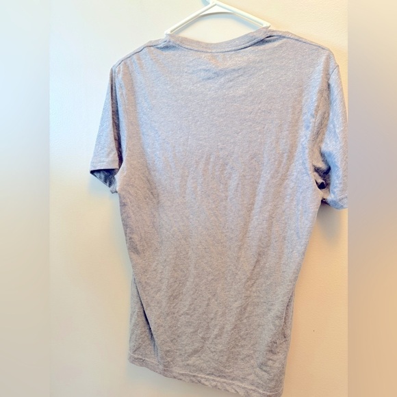 Sun + Stone Mens Gray Striped Cotton T-Shirt NWT - Picture 9 of 11